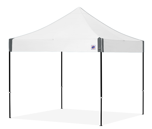 E-Z UP Enterprise 10x10 Shelter with White Steel Frame 